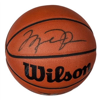 Michael Jordan Autographed Basketball (UDA)